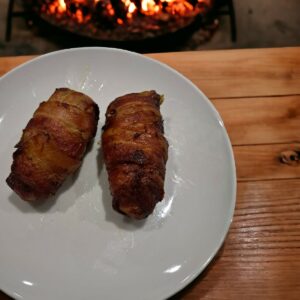 3 Cheese Bacon Wrapped Jalapeno Chilli Poppers